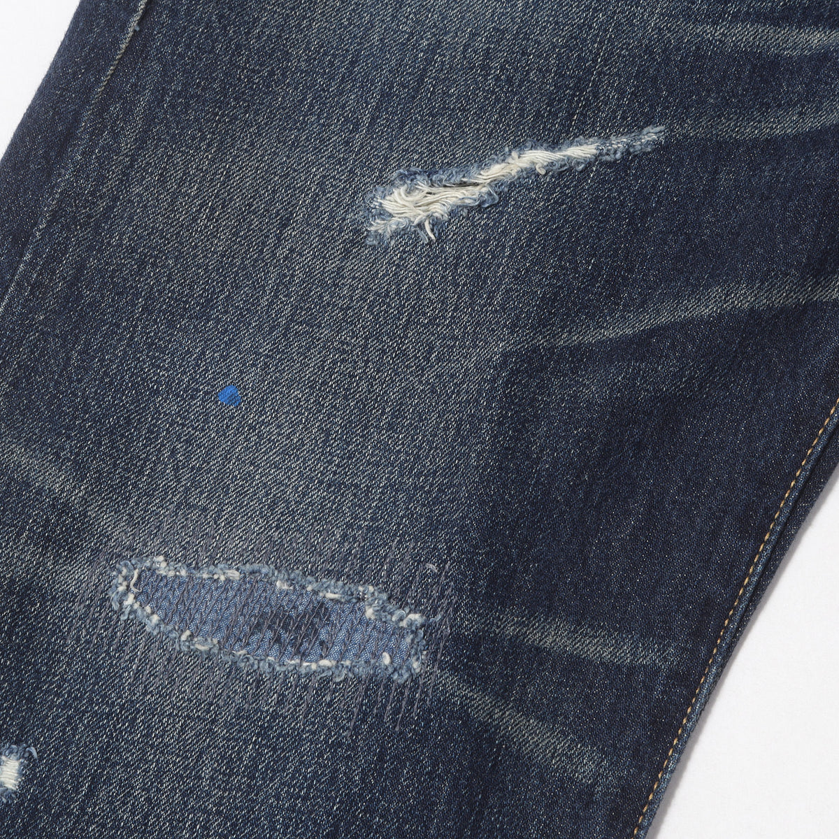 30周年記念 ×Levis 501 パッチ付き ダメージ加工 デニムパンツ
