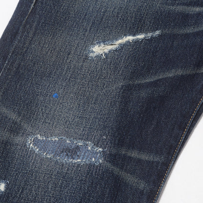 30周年記念 ×Levis 501 パッチ付き ダメージ加工 デニムパンツ
