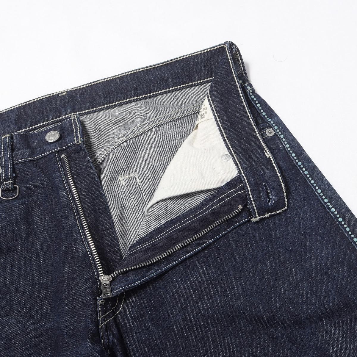 00s Levi's Fenom 207 DISCO ターコイズ ラインストーン リジッド デニムパンツ