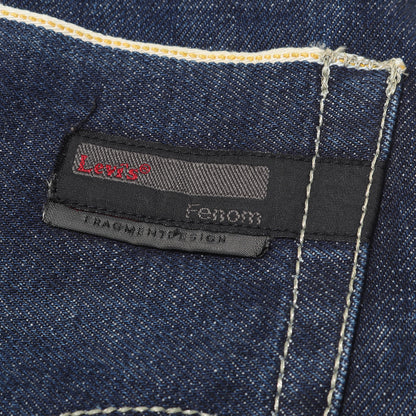 00s Levi's Fenom 207 DISCO ターコイズ ラインストーン リジッド デニムパンツ