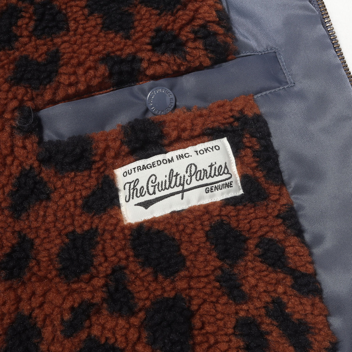 23AW ×McGREGOR 裏地レオパードボア ナイロン ドリズラージャケット(ANTI-FREEZE JACKET)