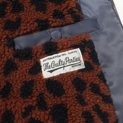 23AW ×McGREGOR 裏地レオパードボア ナイロン ドリズラージャケット(ANTI-FREEZE JACKET)