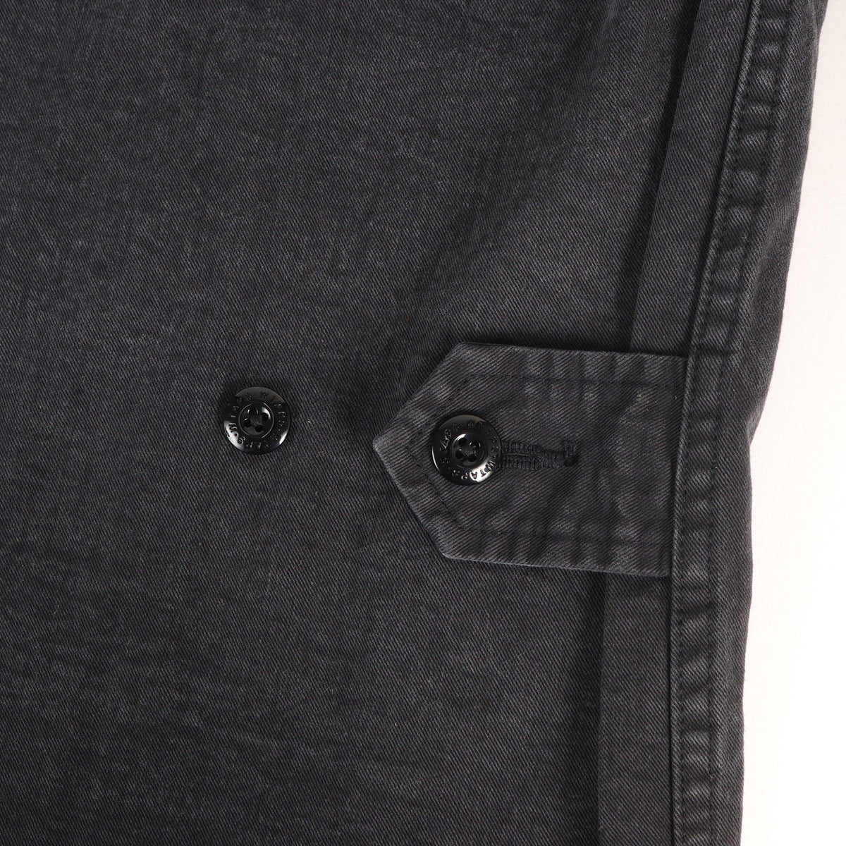 チノクロス ノーカラー ミリタリー シャツ (SCOUT LS / SHIRT)