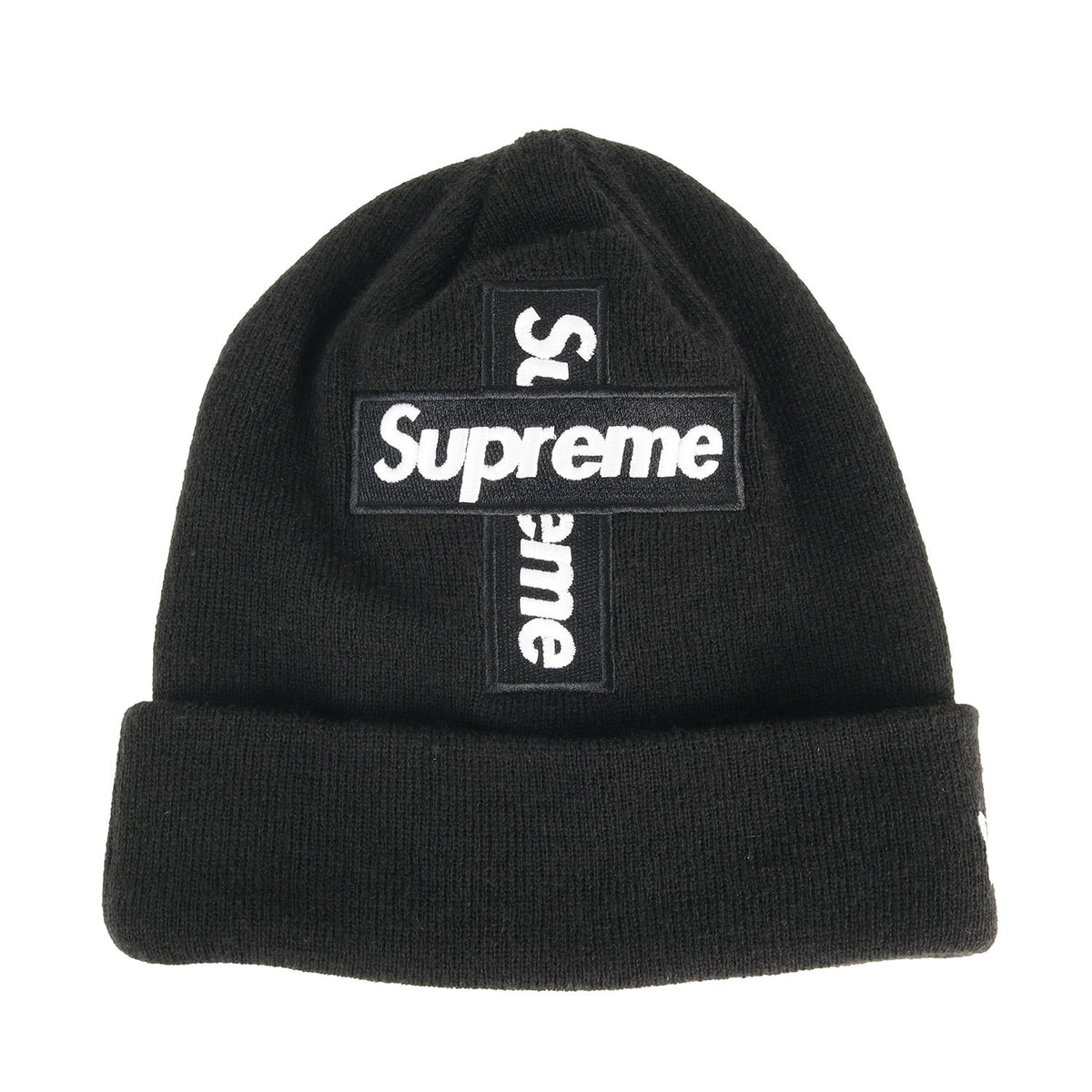 20AW ×NEW ERA クロスBOXロゴ ニット ビーニー(Cross Box Logo Beanie)