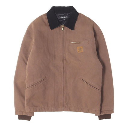 25AW レザーパッチ ダック ワークジャケット(LEATHER PATCHED DUCK JACKET)