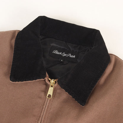 25AW レザーパッチ ダック ワークジャケット(LEATHER PATCHED DUCK JACKET)