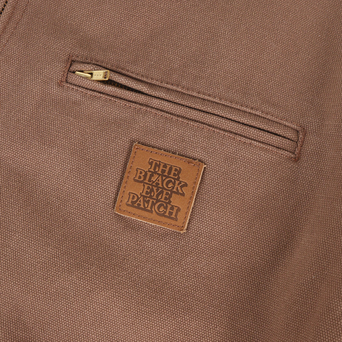25AW レザーパッチ ダック ワークジャケット(LEATHER PATCHED DUCK JACKET)