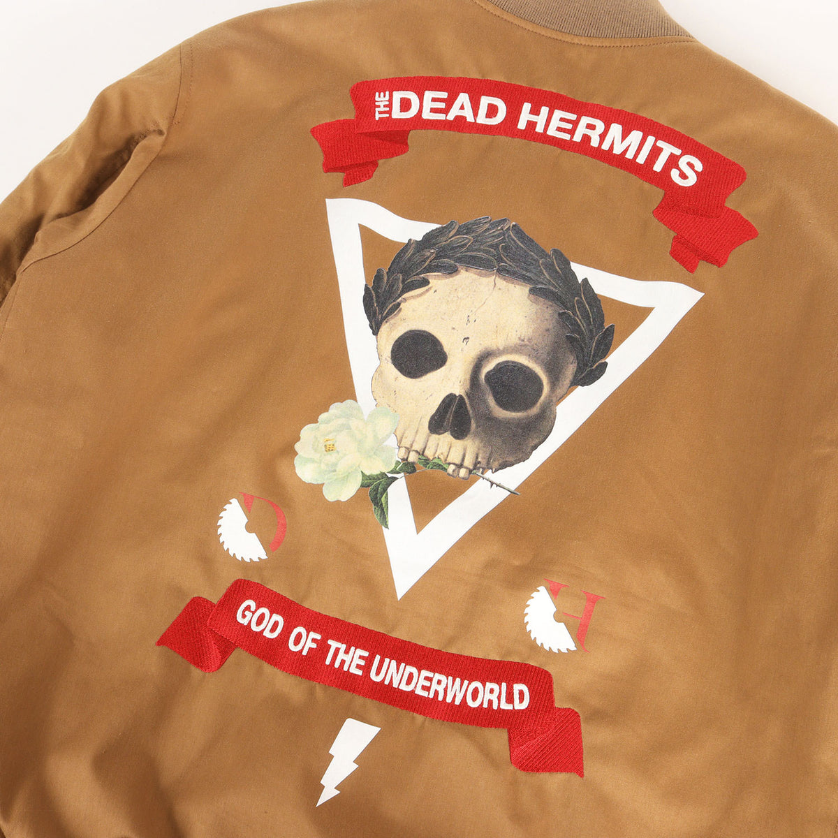 THE NEW WARRIORS期 DEAD HERMITS スカル MA-1ジャケット