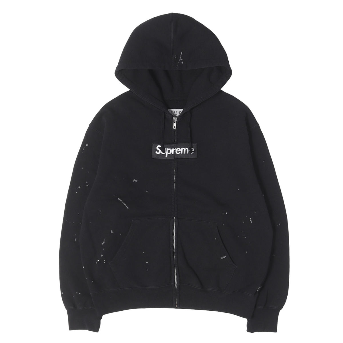 26SS ×MM6 Maison Margiela BOXロゴ ジップ スウェットパーカー(Box Logo Zip Up Hooded Sweatshirt)