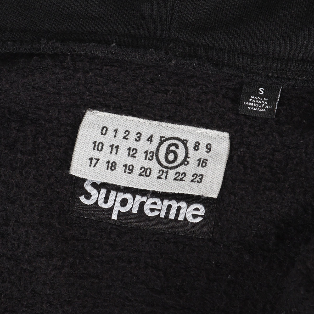 26SS ×MM6 Maison Margiela BOXロゴ ジップ スウェットパーカー(Box Logo Zip Up Hooded Sweatshirt)