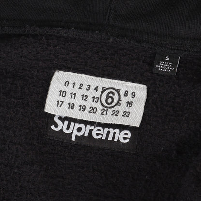 26SS ×MM6 Maison Margiela BOXロゴ ジップ スウェットパーカー(Box Logo Zip Up Hooded Sweatshirt)
