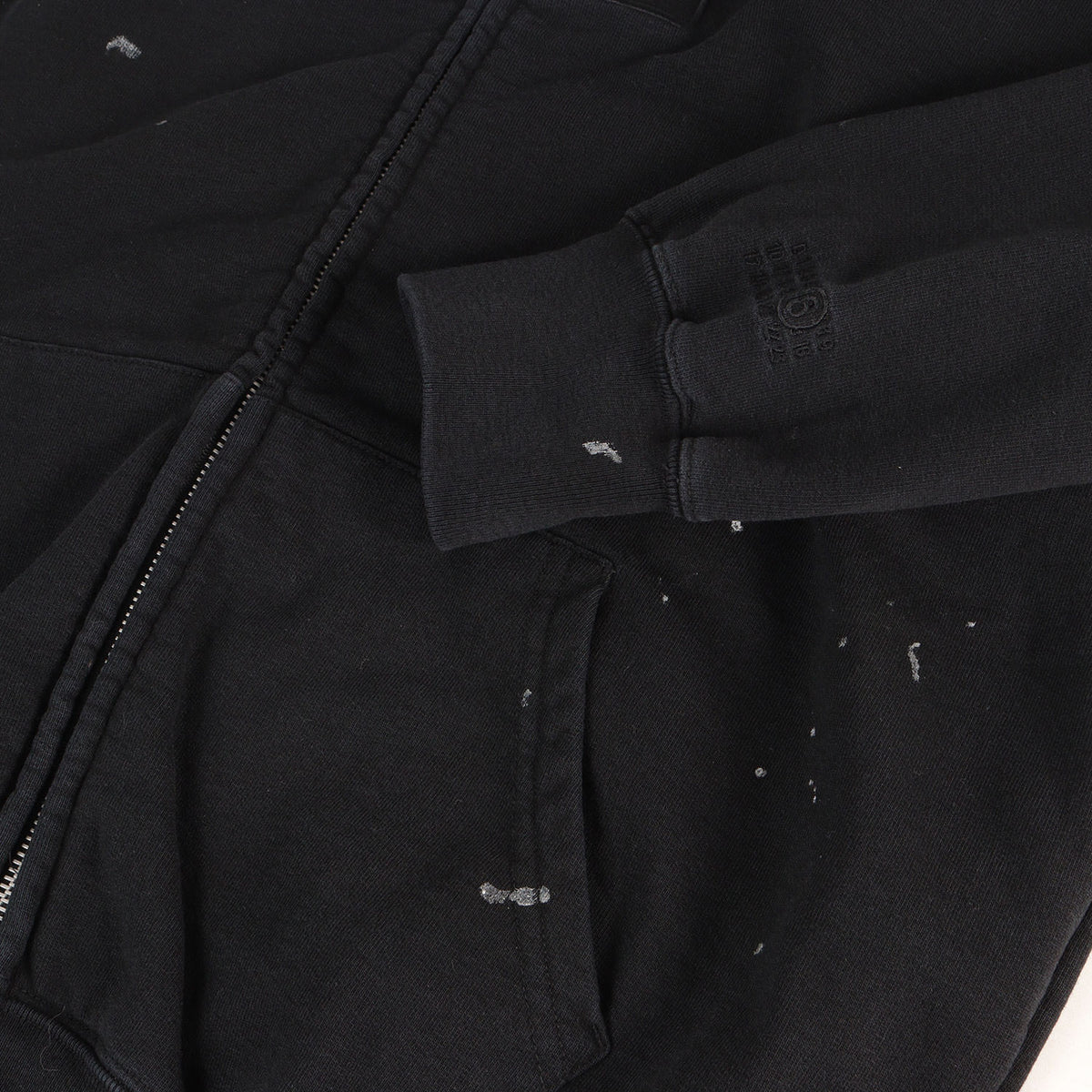 26SS ×MM6 Maison Margiela BOXロゴ ジップ スウェットパーカー(Box Logo Zip Up Hooded Sweatshirt)
