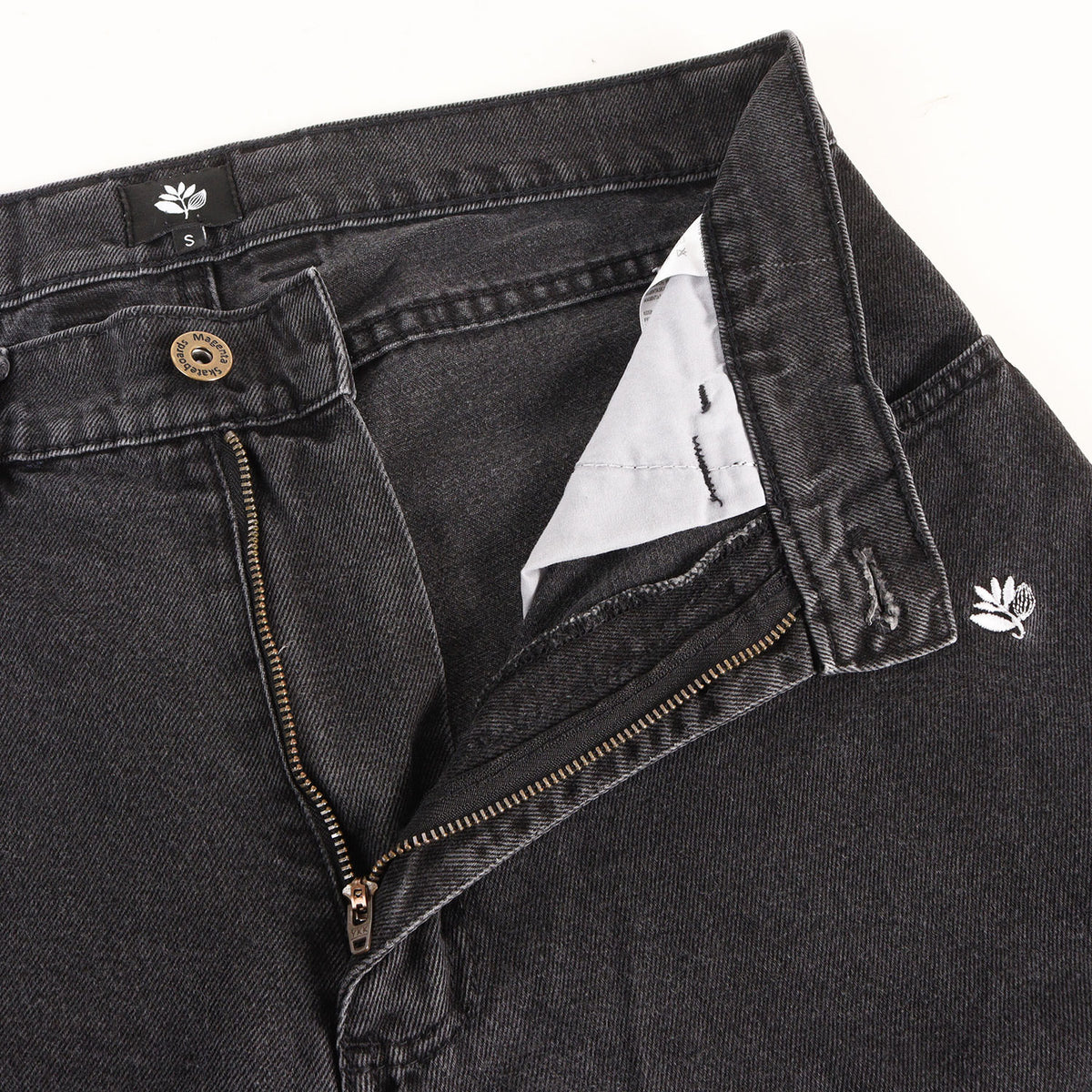 25AW ウォッシュ加工 ワイド テーパード デニムパンツ(OG PANTS)