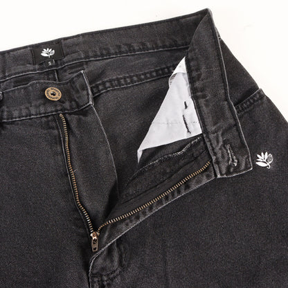 25AW ウォッシュ加工 ワイド テーパード デニムパンツ(OG PANTS)
