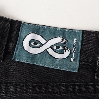 25AW ウォッシュ加工 ワイド テーパード デニムパンツ(OG PANTS)