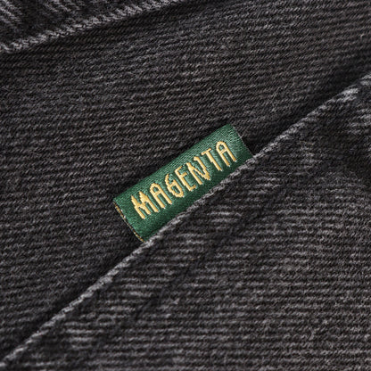 25AW ウォッシュ加工 ワイド テーパード デニムパンツ(OG PANTS)