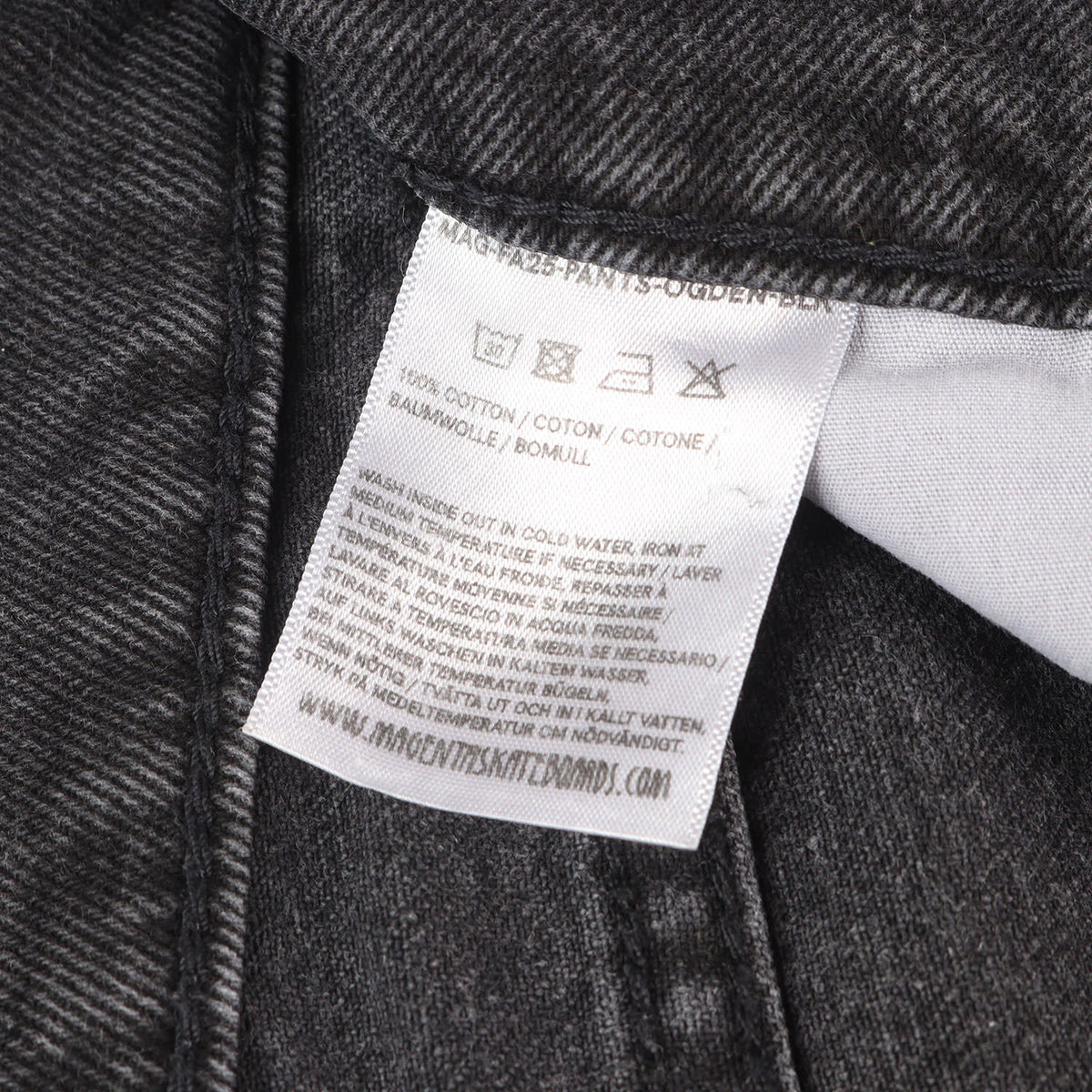 25AW ウォッシュ加工 ワイド テーパード デニムパンツ(OG PANTS)