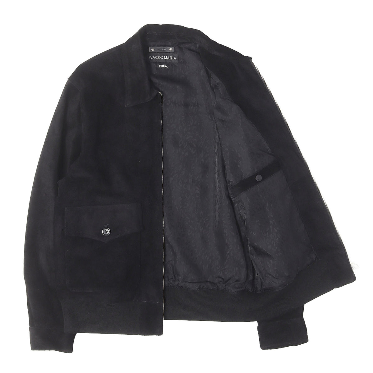 26AW ×MINEDENIM ×Stie-lo スウェードレザー 裏地レオパード ジャケット(SUEDE LEATHER JACKET)
