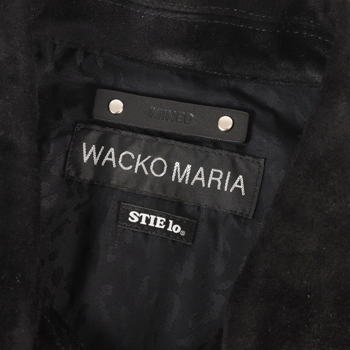 26AW ×MINEDENIM ×Stie-lo スウェードレザー 裏地レオパード ジャケット(SUEDE LEATHER JACKET)
