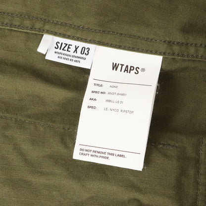 リップストップ ジャングル ファティーグ シャツジャケット(WMILL-LS 01 / SHIRT. NYCO. RIPSTOP)