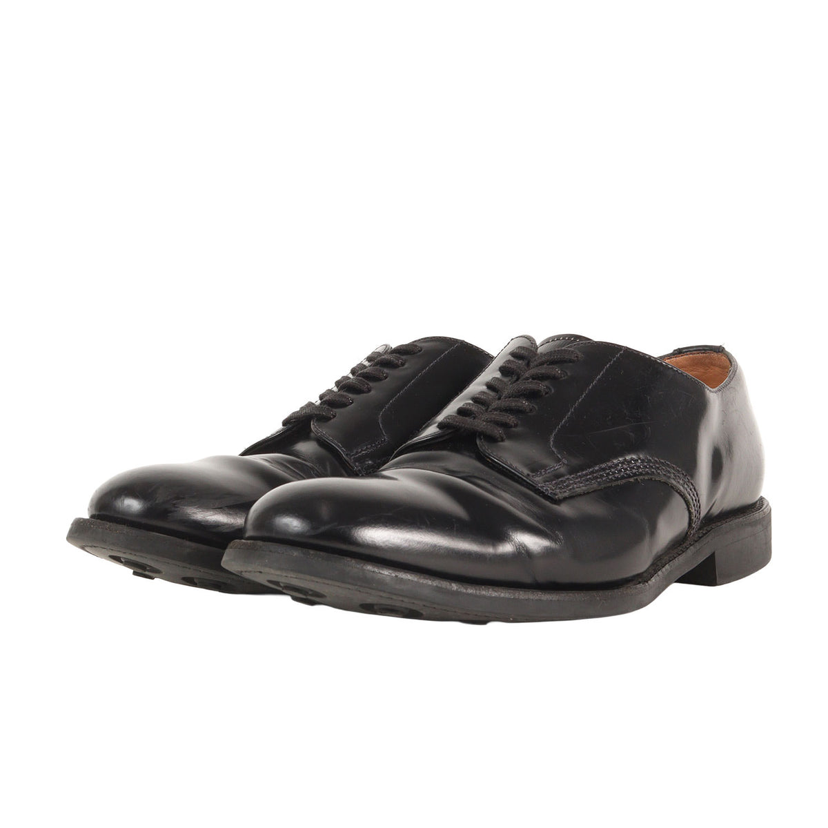 ガラスレザー ミリタリー オフィサーシューズ(MILITARY OFFICER SHOE)