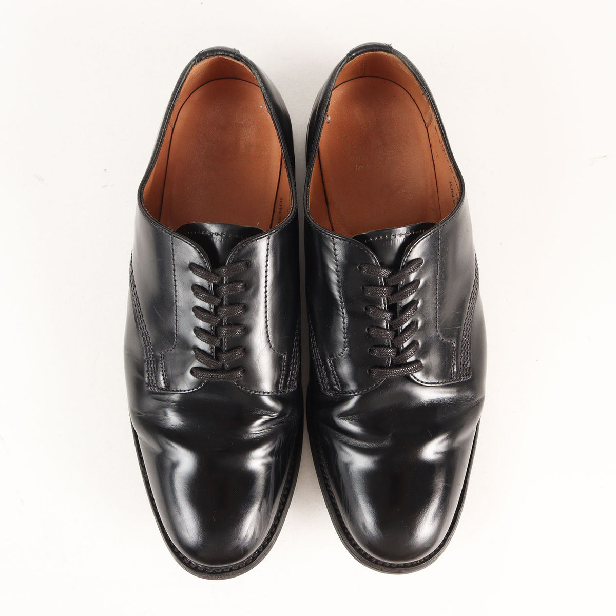 ガラスレザー ミリタリー オフィサーシューズ(MILITARY OFFICER SHOE)