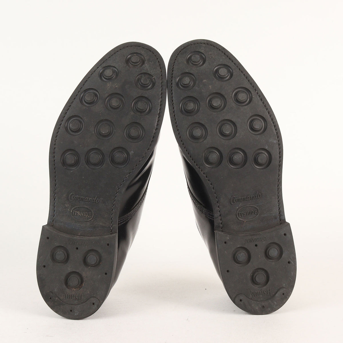 ガラスレザー ミリタリー オフィサーシューズ(MILITARY OFFICER SHOE)