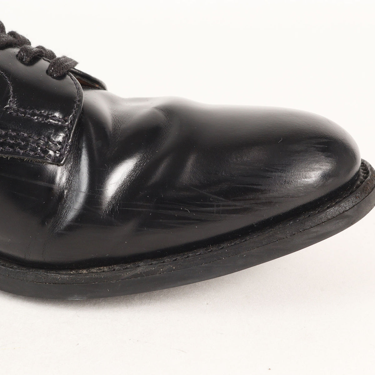 ガラスレザー ミリタリー オフィサーシューズ(MILITARY OFFICER SHOE)