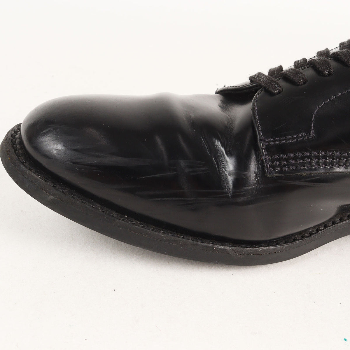 ガラスレザー ミリタリー オフィサーシューズ(MILITARY OFFICER SHOE)