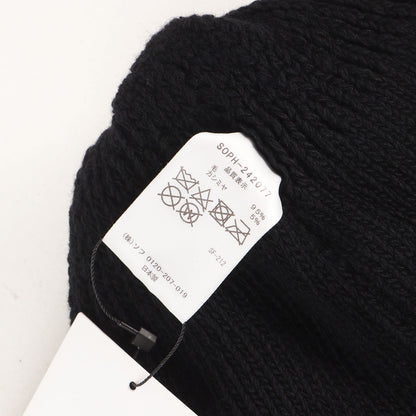 24AW ウール/カシミヤ ニットキャップ (WOOL CASHMERE KNIT CAP)
