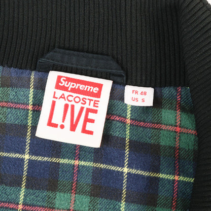 ×LACOSTE L!VE 裏地チェックネル ハリントンジャケット (Harrington Jacket)