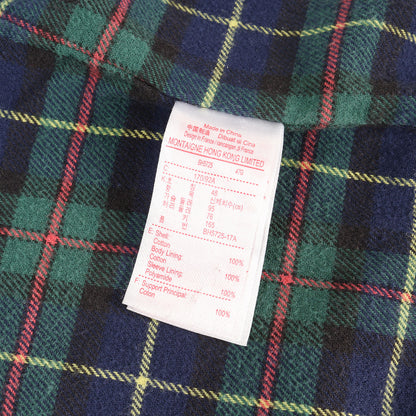 ×LACOSTE L!VE 裏地チェックネル ハリントンジャケット (Harrington Jacket)