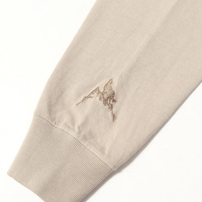ドローコード付き ロングスリーブ ヘビー Tシャツ(DRAWSTRING POCKET LONGSLEEVE BIG T-SHIRT)