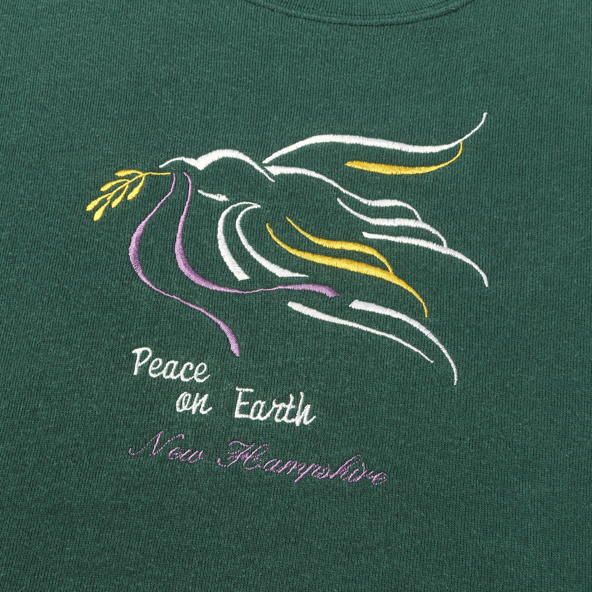 90s 刺繍デザイン スーベニア クルーネック スウェット / USA製 DELTA