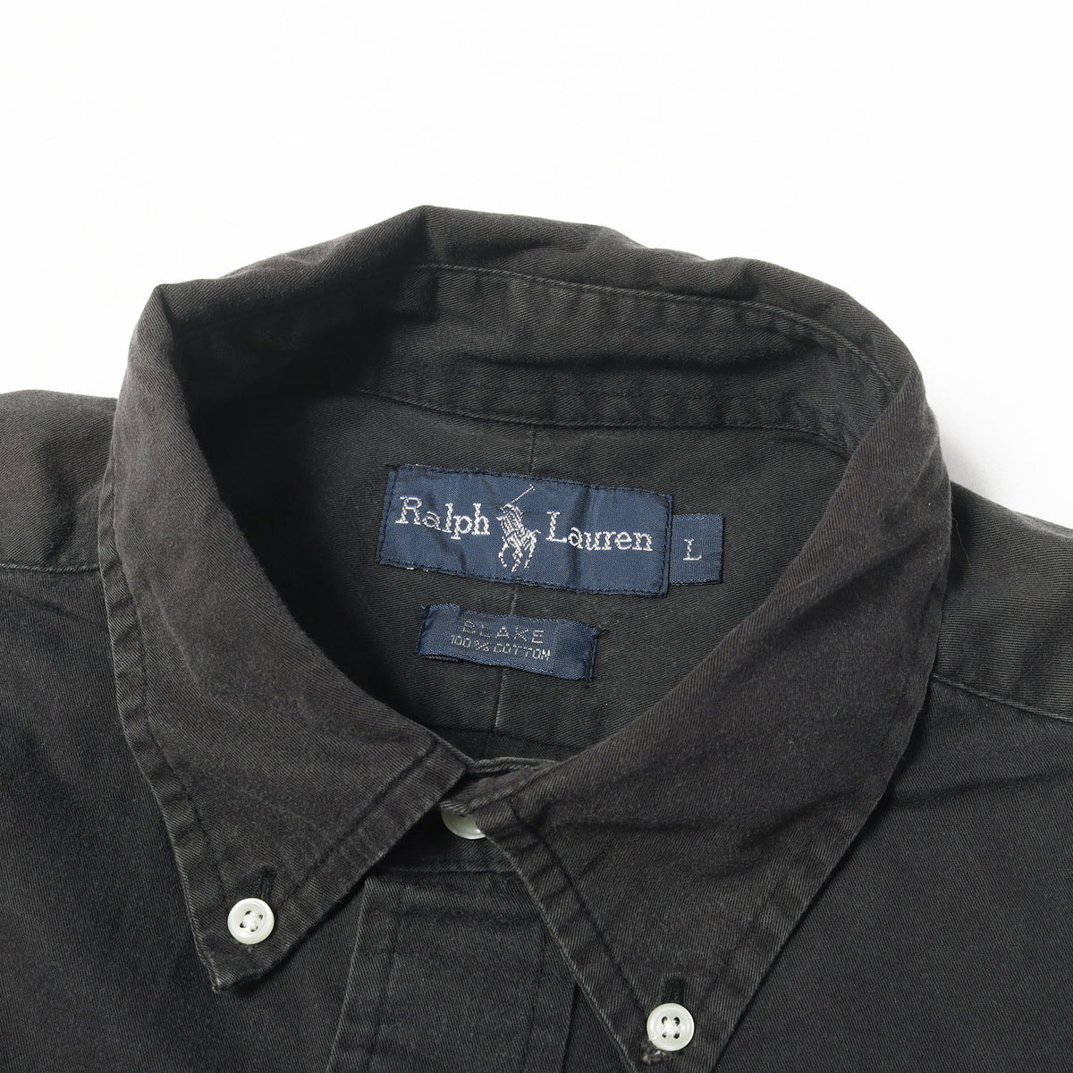 90s コットンツイル BD ボタン シャツ (BLAKE) Ralph Lauren