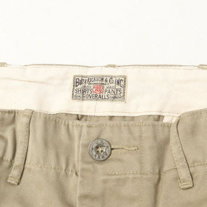 [Bshop別注] 1942年モデル メタルボタン ミリタリー チノパンツ