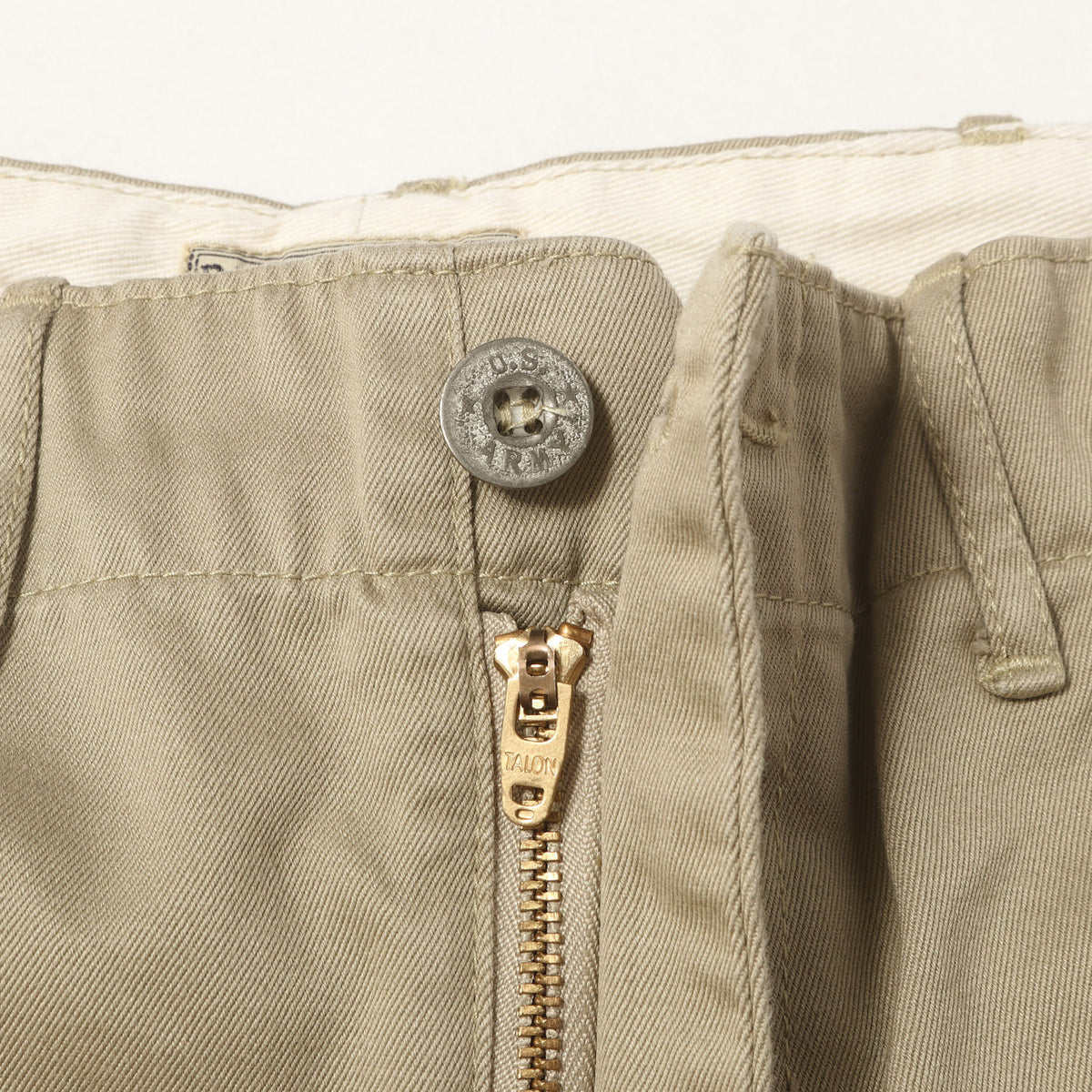 [Bshop別注] 1942年モデル メタルボタン ミリタリー チノパンツ