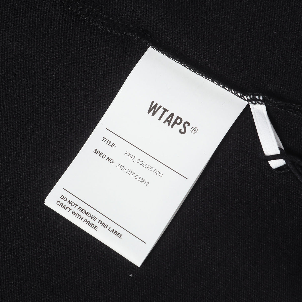 23AW バックロゴ ロングスリーブ Tシャツ (OBJ 03 / LS / COTTON. FORTLESS)