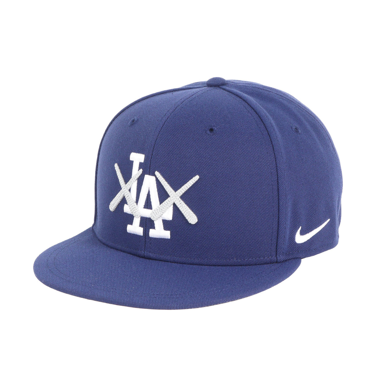 26SS ×KAWS ×MLB Los Angeles Dodgers ベースボールキャップ (True Flat Brim Fitted Los Angeles Dodgers Cap)