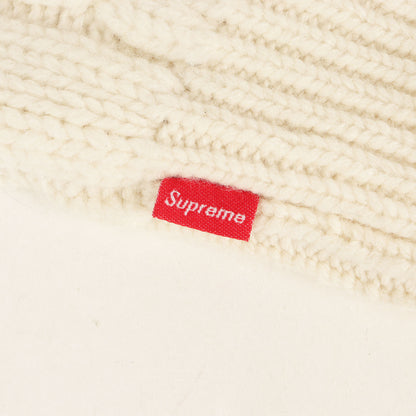 23AW ビッグロゴ ケーブル編み ウールニット セーター(Appliqu Cable Knit Sweater)