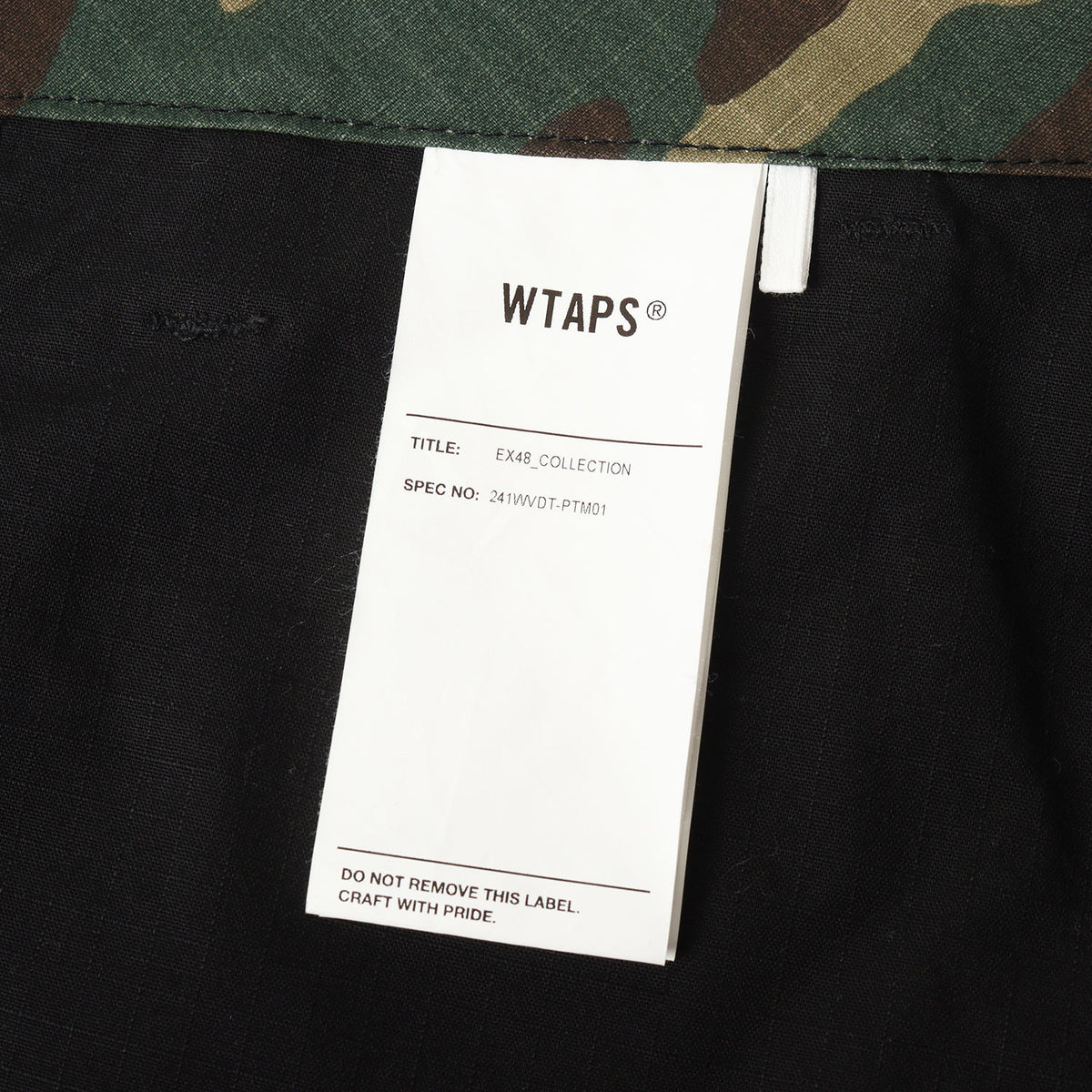 24SS リップストップ ミリタリー カーゴパンツ(MILT9601 / TROUSERS / COTTON. RIPSTOP. IDENTITY)