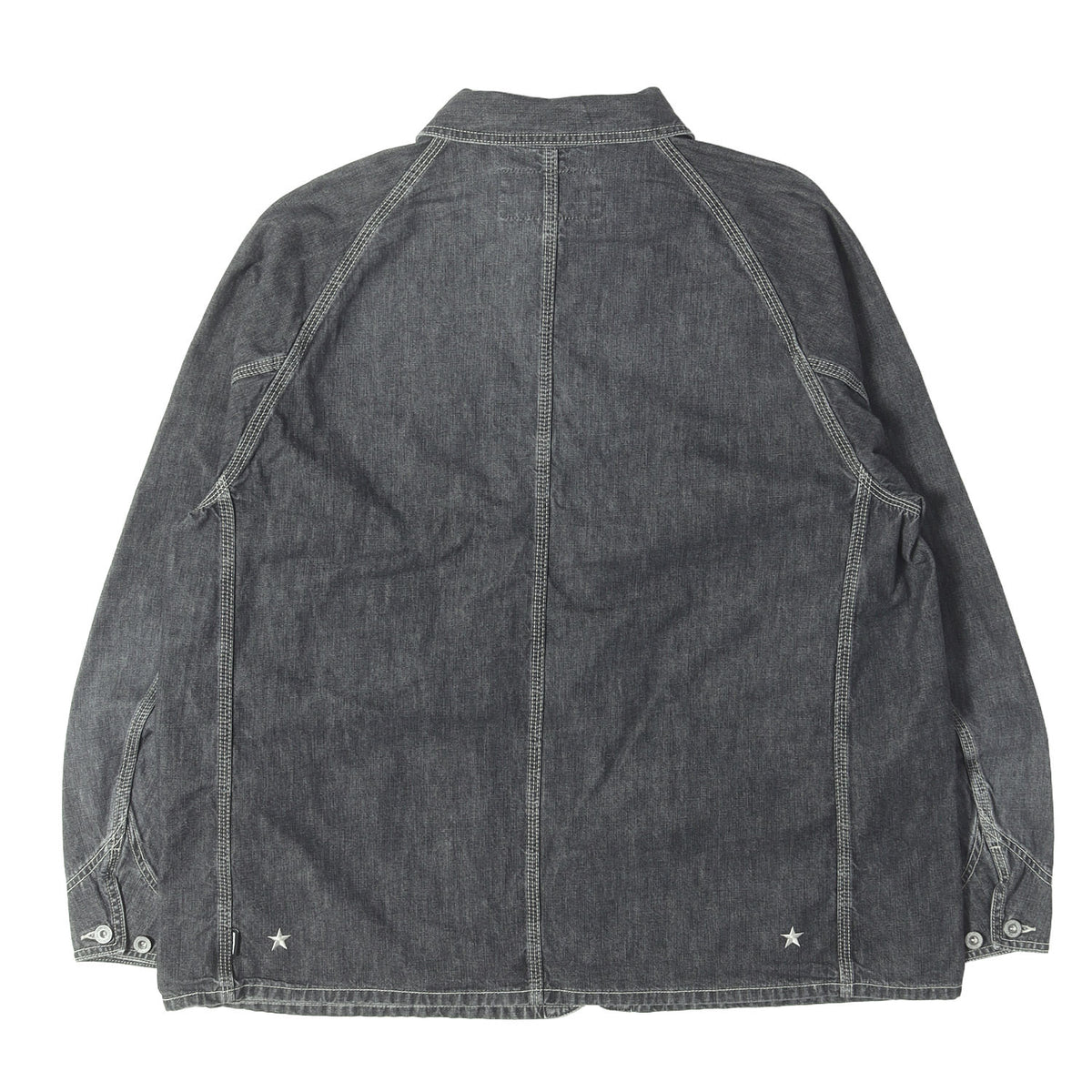 26AW ×M&M ウォッシュドデニム カバーオール ジャケット(WASHED DENIM COVERALL JACKET)