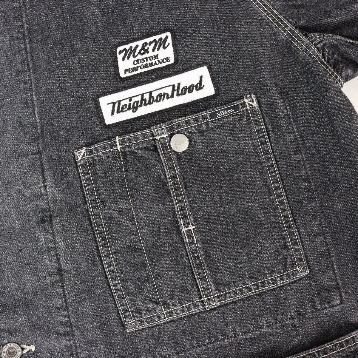 26AW ×M&M ウォッシュドデニム カバーオール ジャケット(WASHED DENIM COVERALL JACKET)