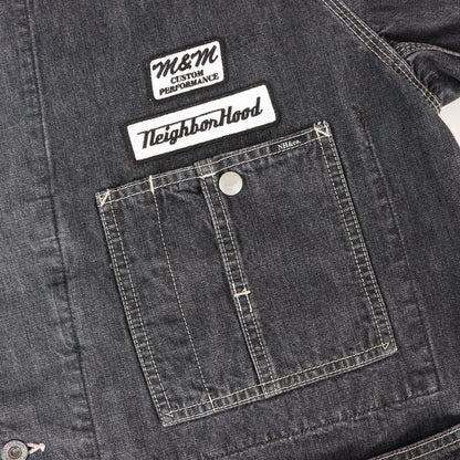 26AW ×M&M ウォッシュドデニム カバーオール ジャケット(WASHED DENIM COVERALL JACKET)