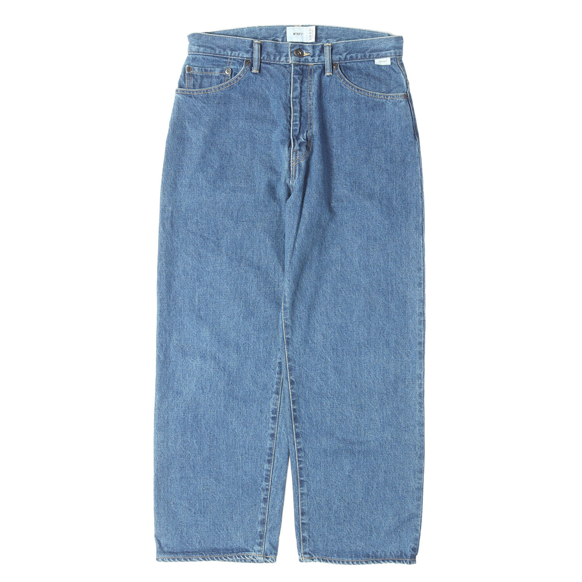 26SS ストーンバイオブリーチ加工 デニムパンツ(BLUES STRAIGHT / TROUSERS / COTTON. DENIM)