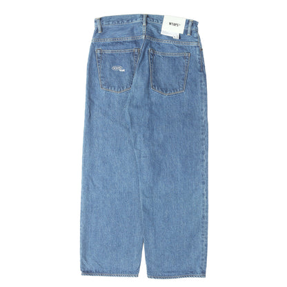 26SS ストーンバイオブリーチ加工 デニムパンツ(BLUES STRAIGHT / TROUSERS / COTTON. DENIM)