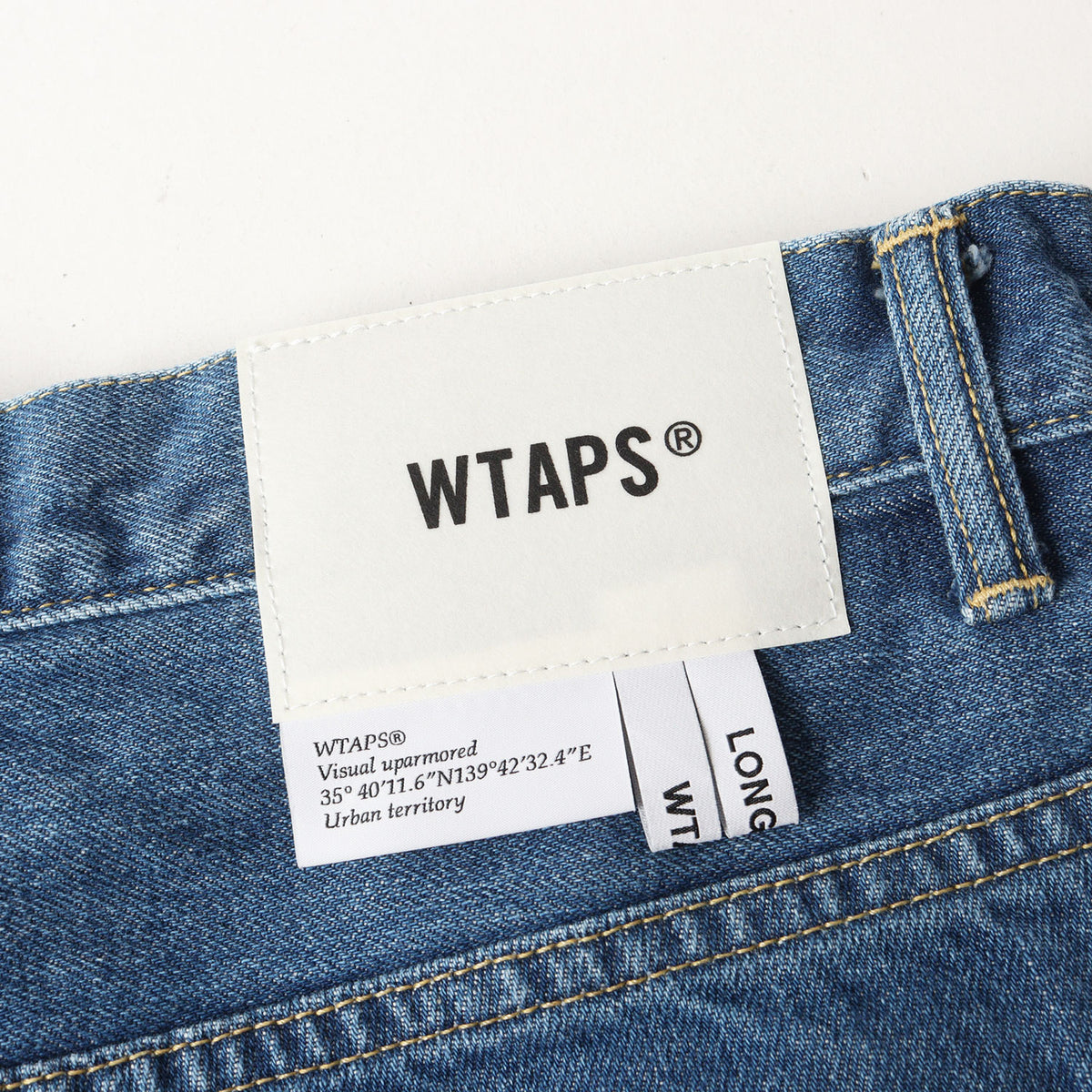 26SS ストーンバイオブリーチ加工 デニムパンツ(BLUES STRAIGHT / TROUSERS / COTTON. DENIM)