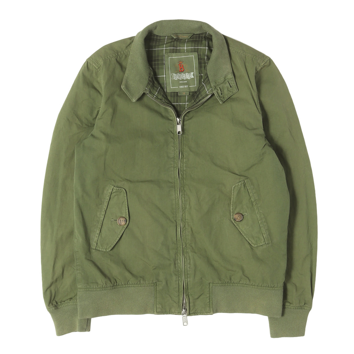 ピグメントダイ加工 G9 コットン ハリントン ジャケット (G9 HARRINGTON JACKET)