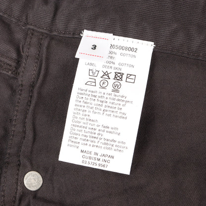 26AW ガーメントダイ加工 ジャーマンコード 5ポケットパンツ(FLUXUS 03 WIDE G.CORDS)