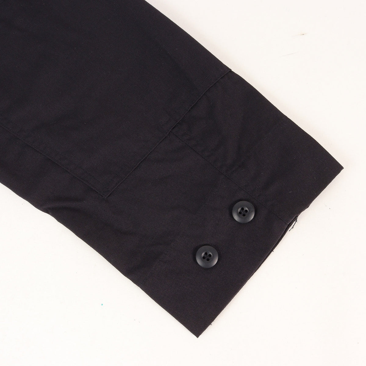 [ミントコンディション] 90s 米軍実物 U.S.ARMY リップストップ BDU ジャケット (単色 BLACK 357)